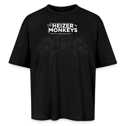 Heizer Monkey Oversized Unisex T-Shirt - black