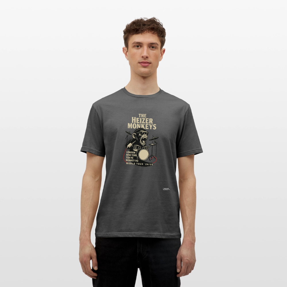 Heizer Drummer T-Shirt - charcoal grey