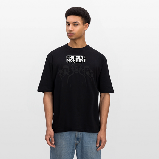 Heizer Monkey Oversized Unisex T-Shirt - black