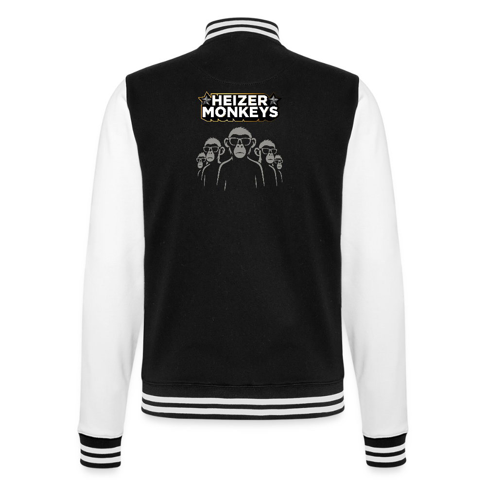 Heizer College Sweat Jacket - black/white