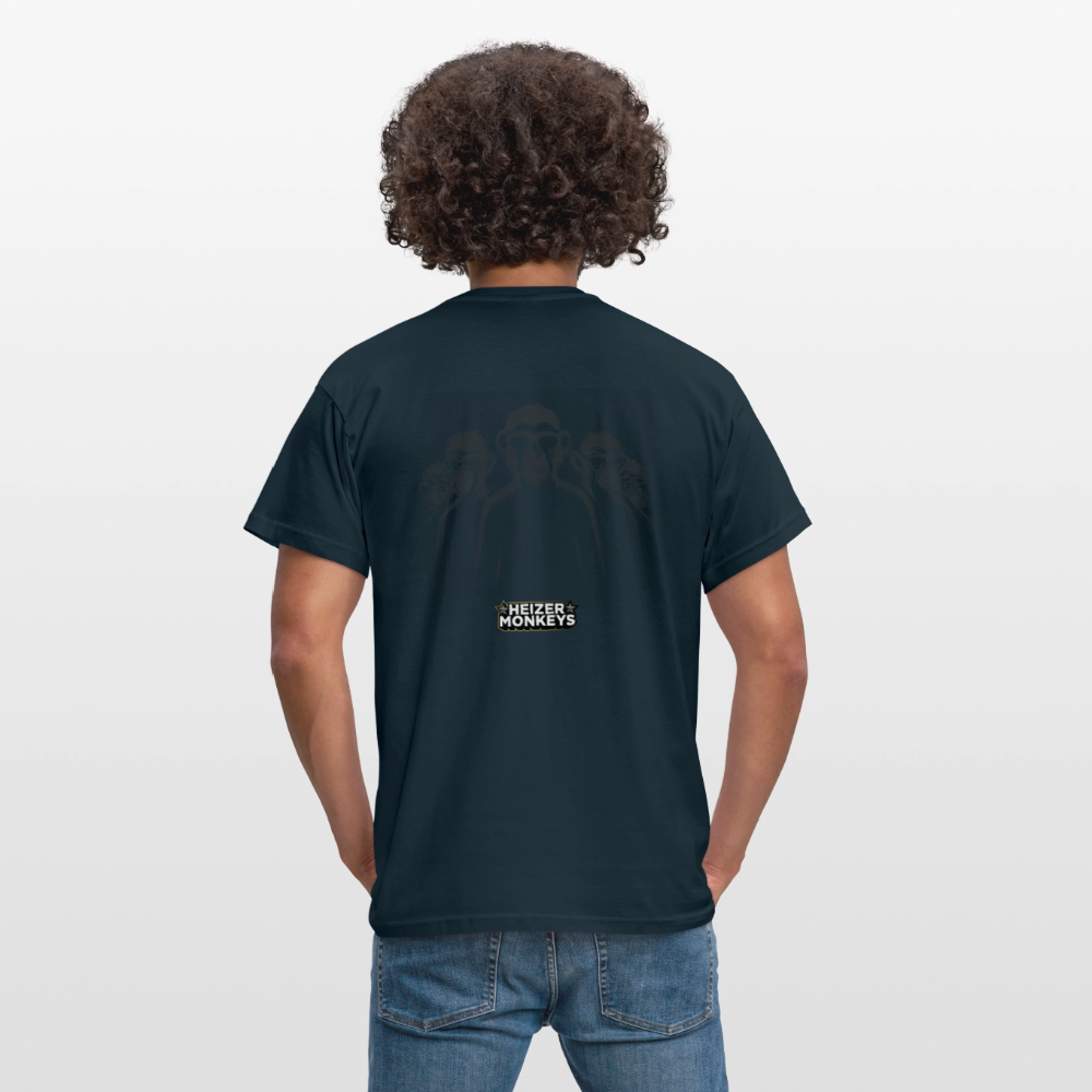 Heizer Monkey Stage Right T-Shirt - navy