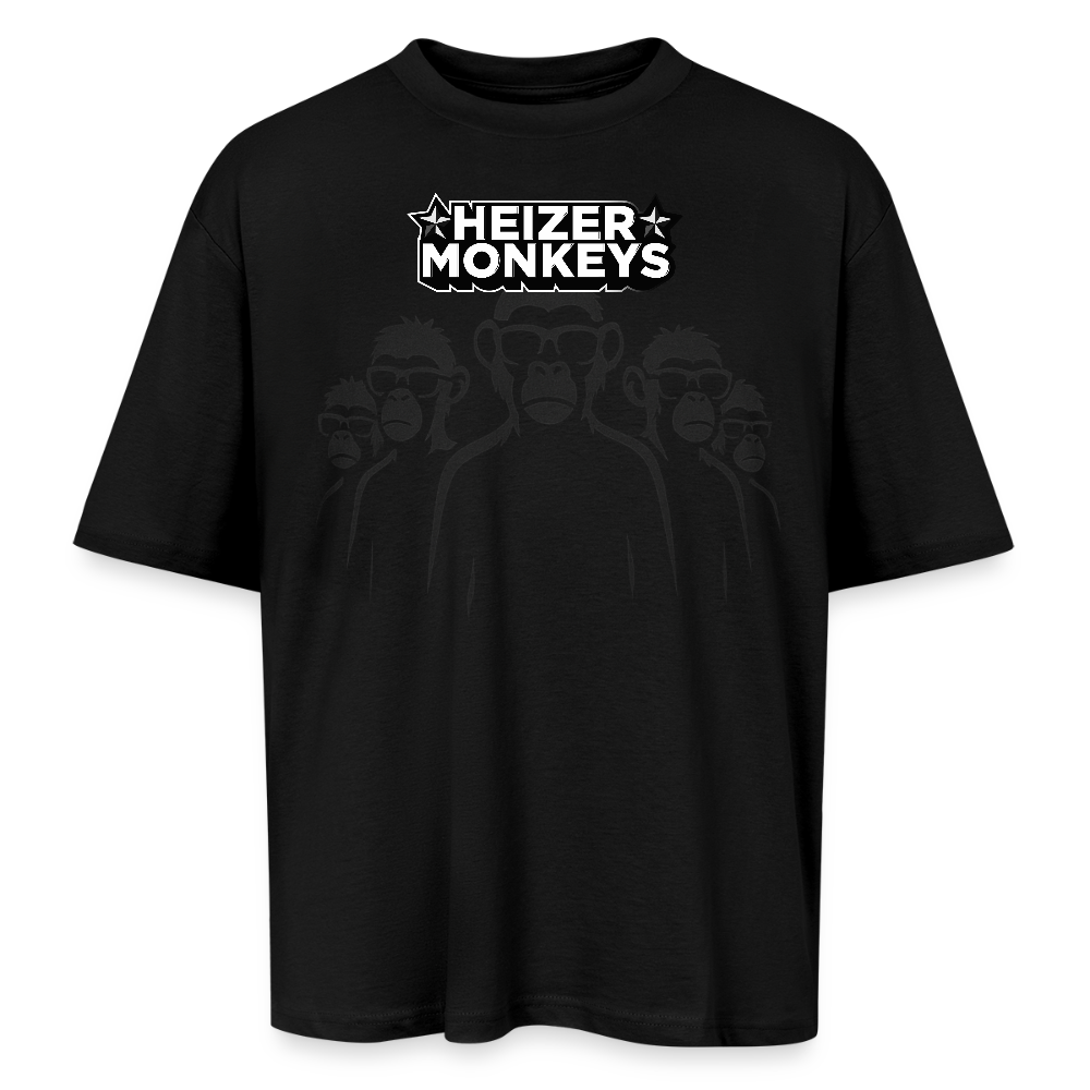 Heizer Monkey Oversized Unisex T-Shirt - black