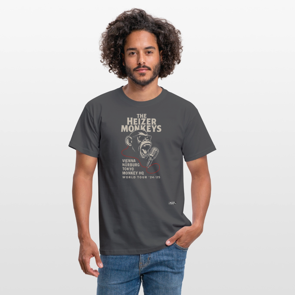 Heizer Tour Men's T-Shirt - charcoal grey