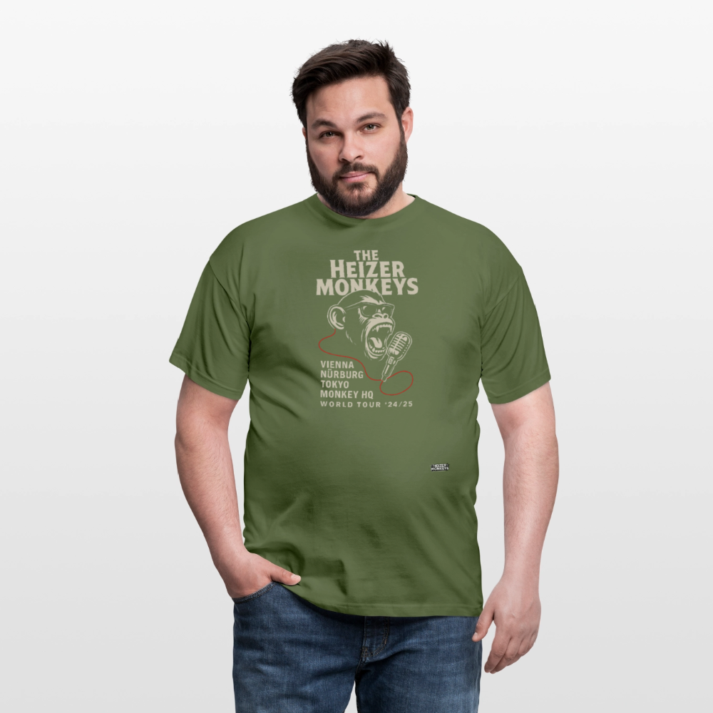 Heizer Tour Men's T-Shirt - military green