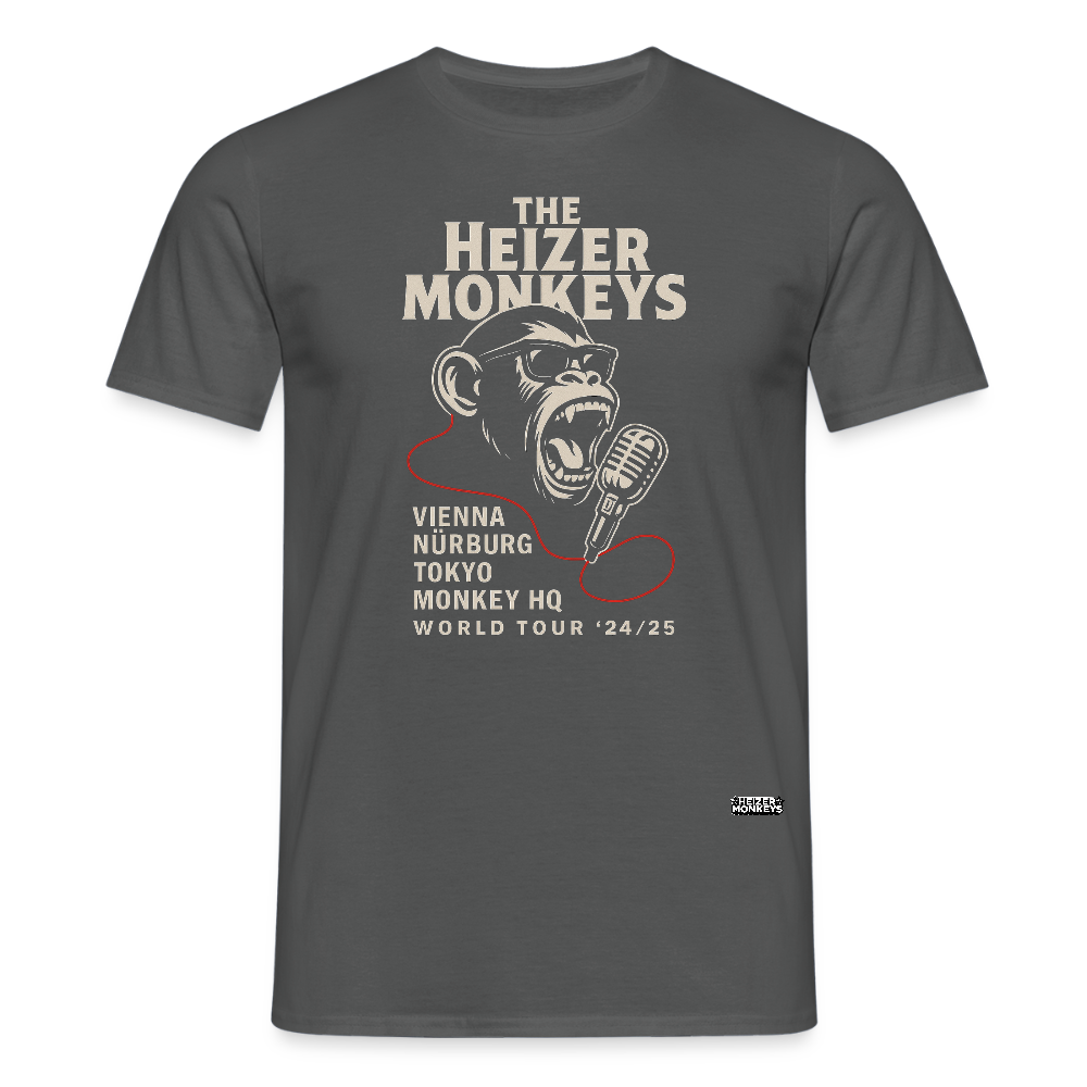 Heizer Tour Men's T-Shirt - charcoal grey