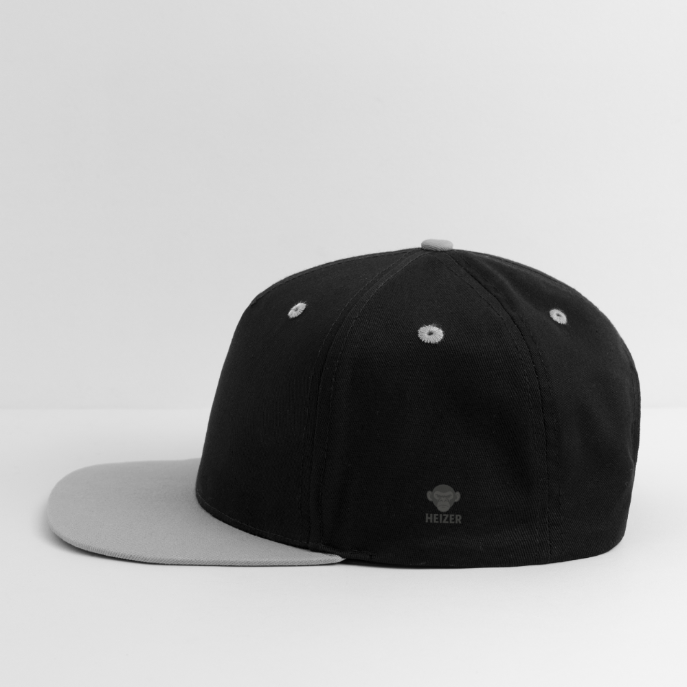 Heizer Monkeys Contrast Snapback Cap - black/grey