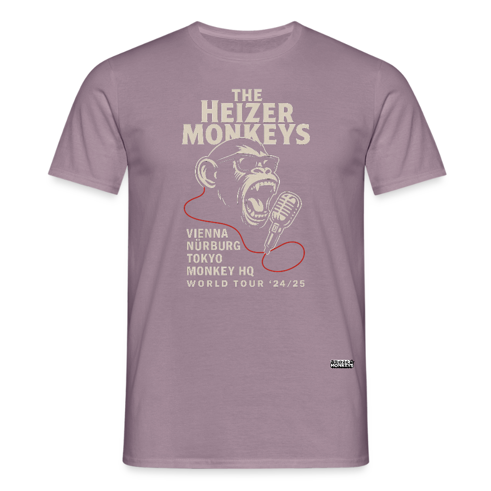 Heizer Tour Men's T-Shirt - purple-grey 