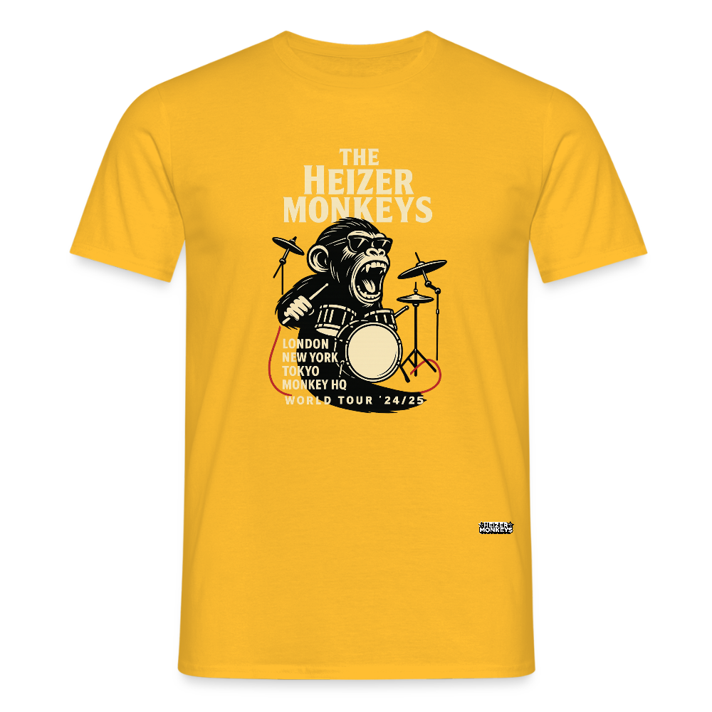 Heizer Drummer T-Shirt - yellow