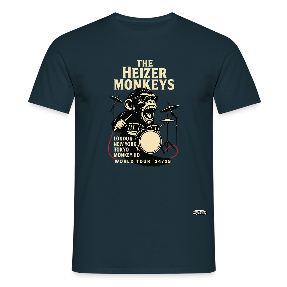 Heizer Drummer T-Shirt - navy