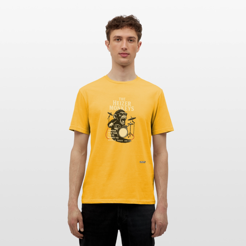 Heizer Drummer T-Shirt - yellow