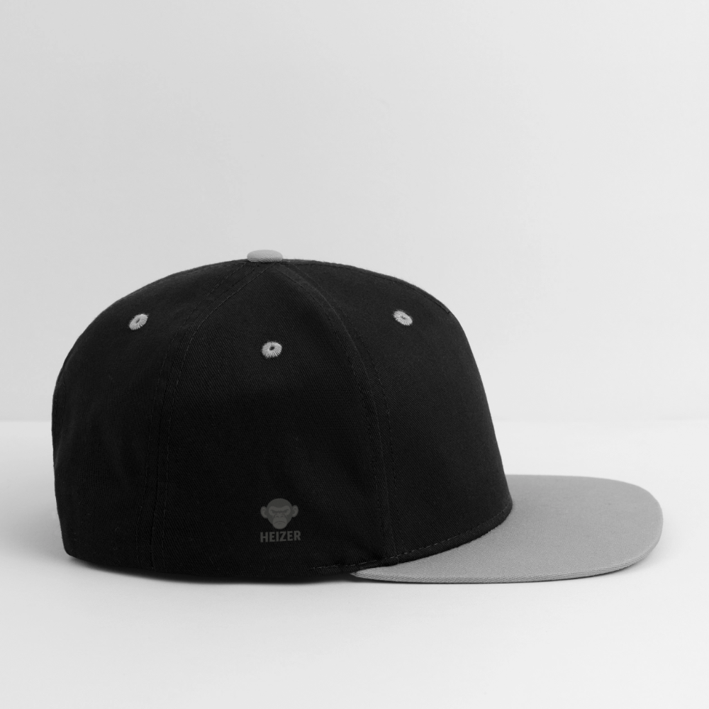 Heizer Monkeys Contrast Snapback Cap - black/grey