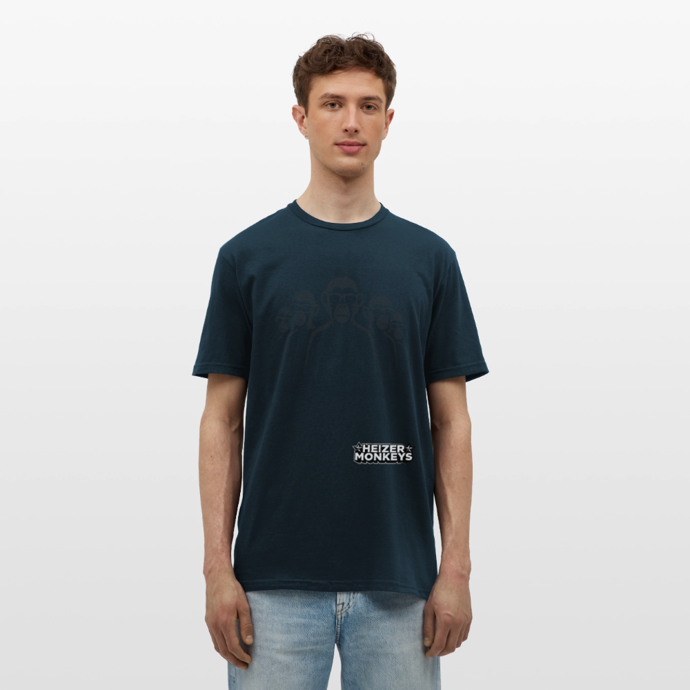 Heizer Monkey Stage Right T-Shirt - navy