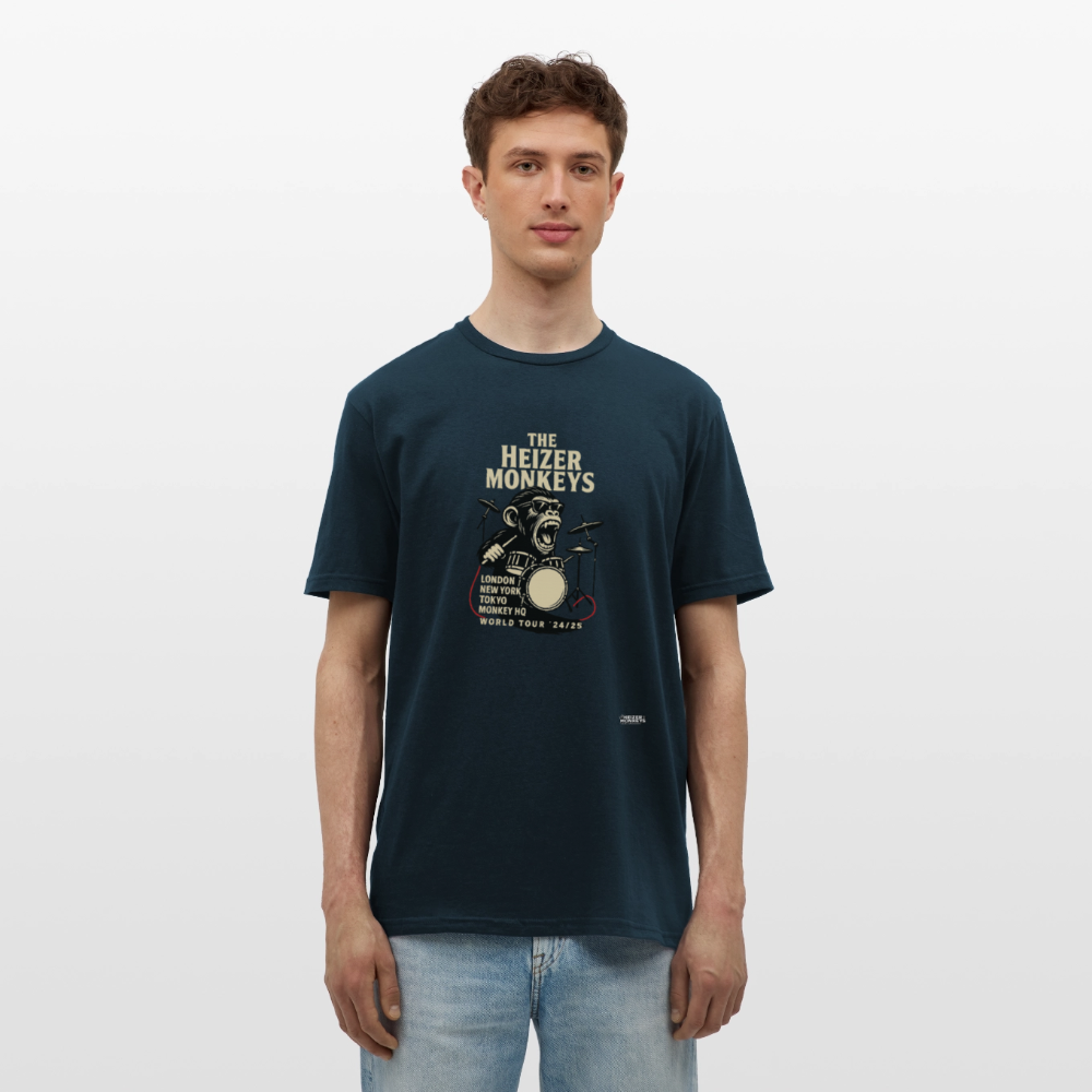 Heizer Drummer T-Shirt - navy