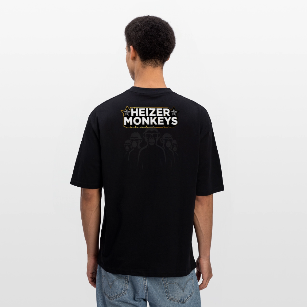 Heizer Monkey Oversized Unisex T-Shirt - black