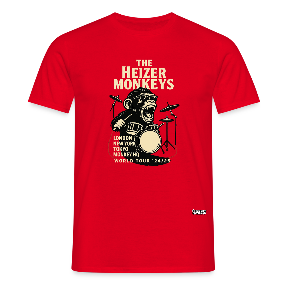 Heizer Drummer T-Shirt - red