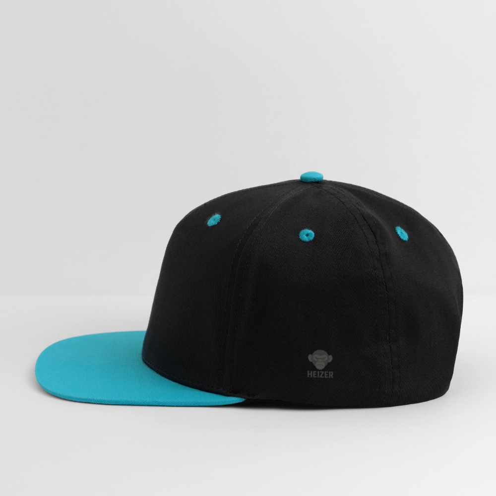 Heizer Monkeys Contrast Snapback Cap - black/teal
