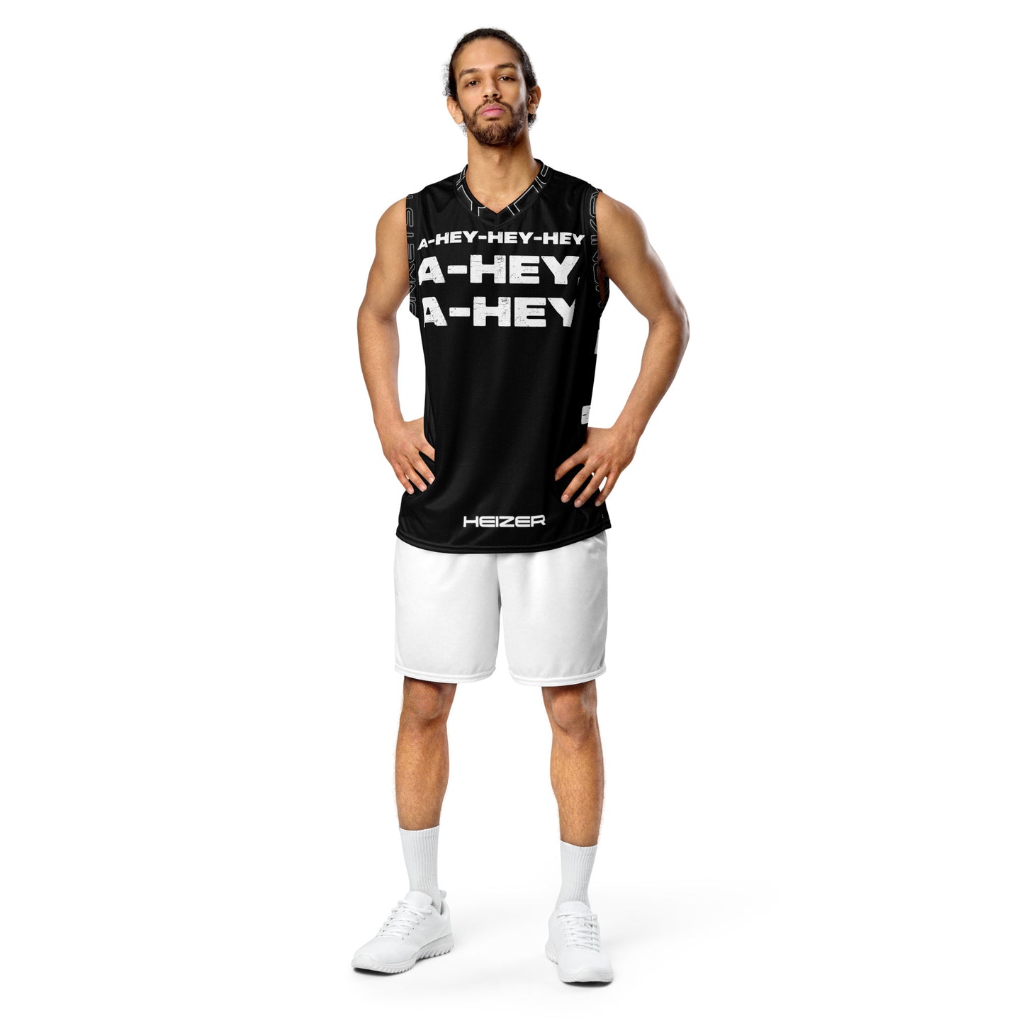 A-HEY Heizer Recycled unisex basketball jersey
